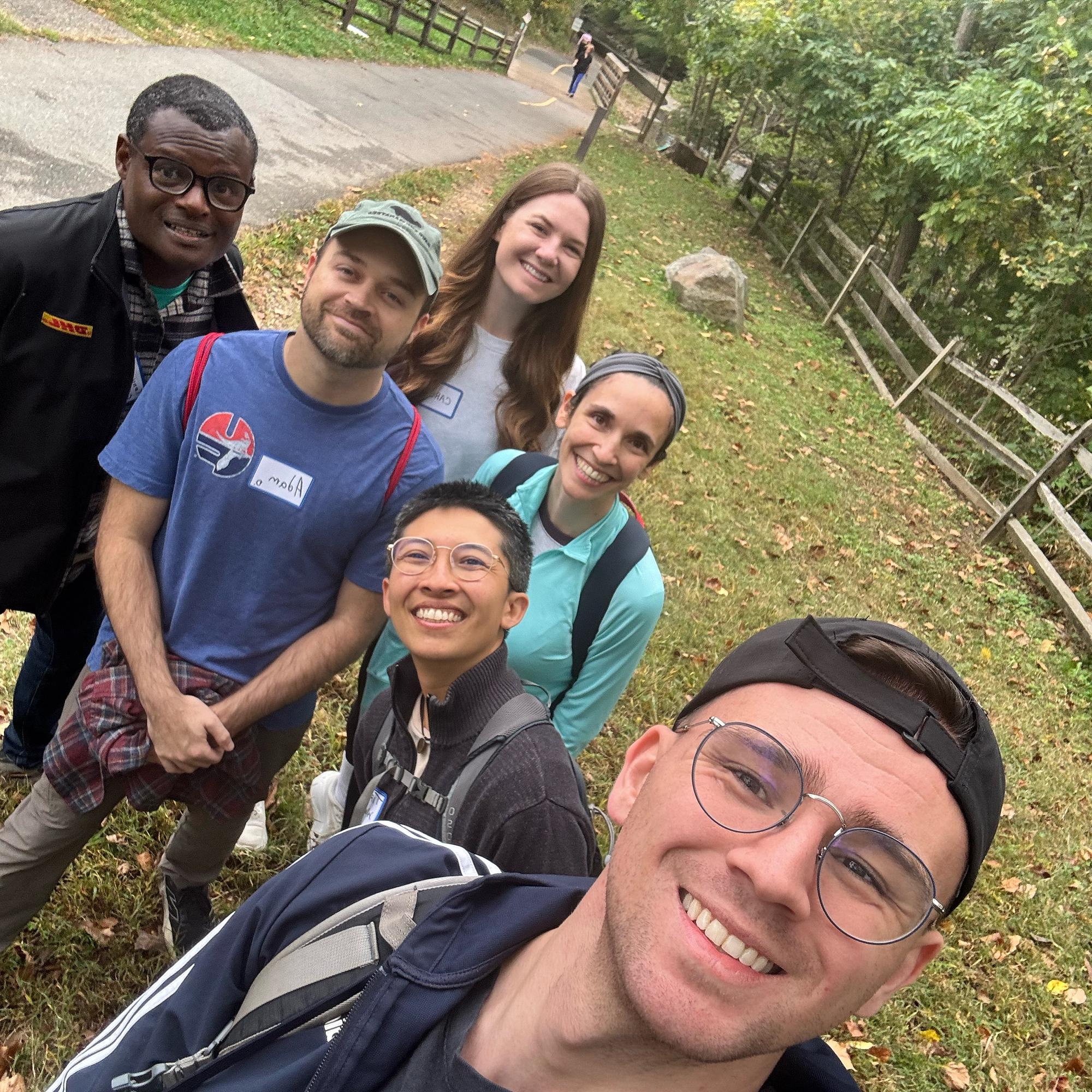 Fellows on a hike